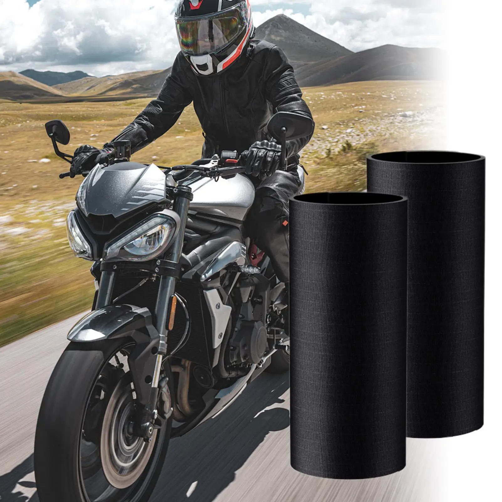 Plug In Heated Handlebar Covers 3 Temperature Waterproof Motorcycle Handlebar Cover Winter Hand Protection Riding Accessories