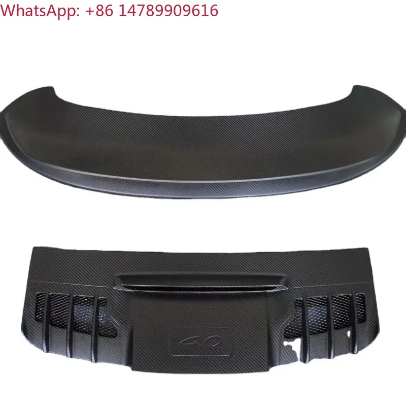 Repuestos para Autos: Alerón Trasero de Fibra de Carbono Seca para 911 992, Kit de Carrocería Estilo GT3, Kit de Reequipamiento de Fibra de Carbono Seca, Kit de Renovación