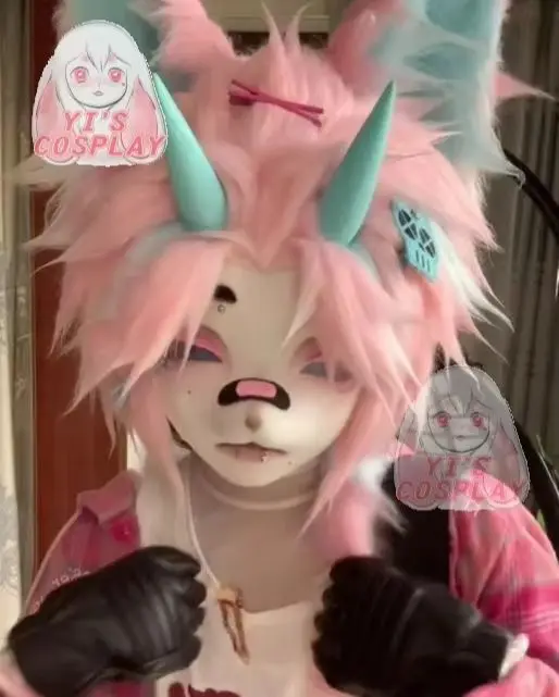 

Handmade Customized Fursuit Head Kigurumi Furry Custom Role Play Headsets Beast Cosplay Kigurumi Fursuit Handmade