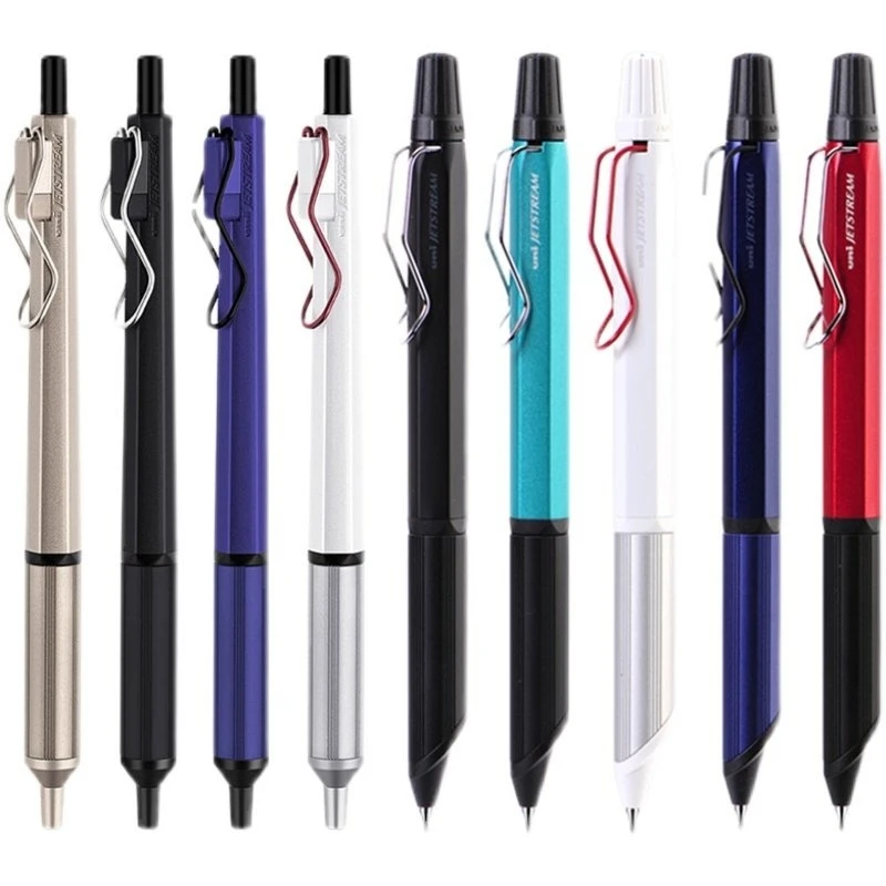 Japan Uni Mitsubishi JETSTREAM EDGE Three-color Ballpoint Pen SXE3-2503 Metal Rod Low-gravity Center Multi-functional Gel Pen