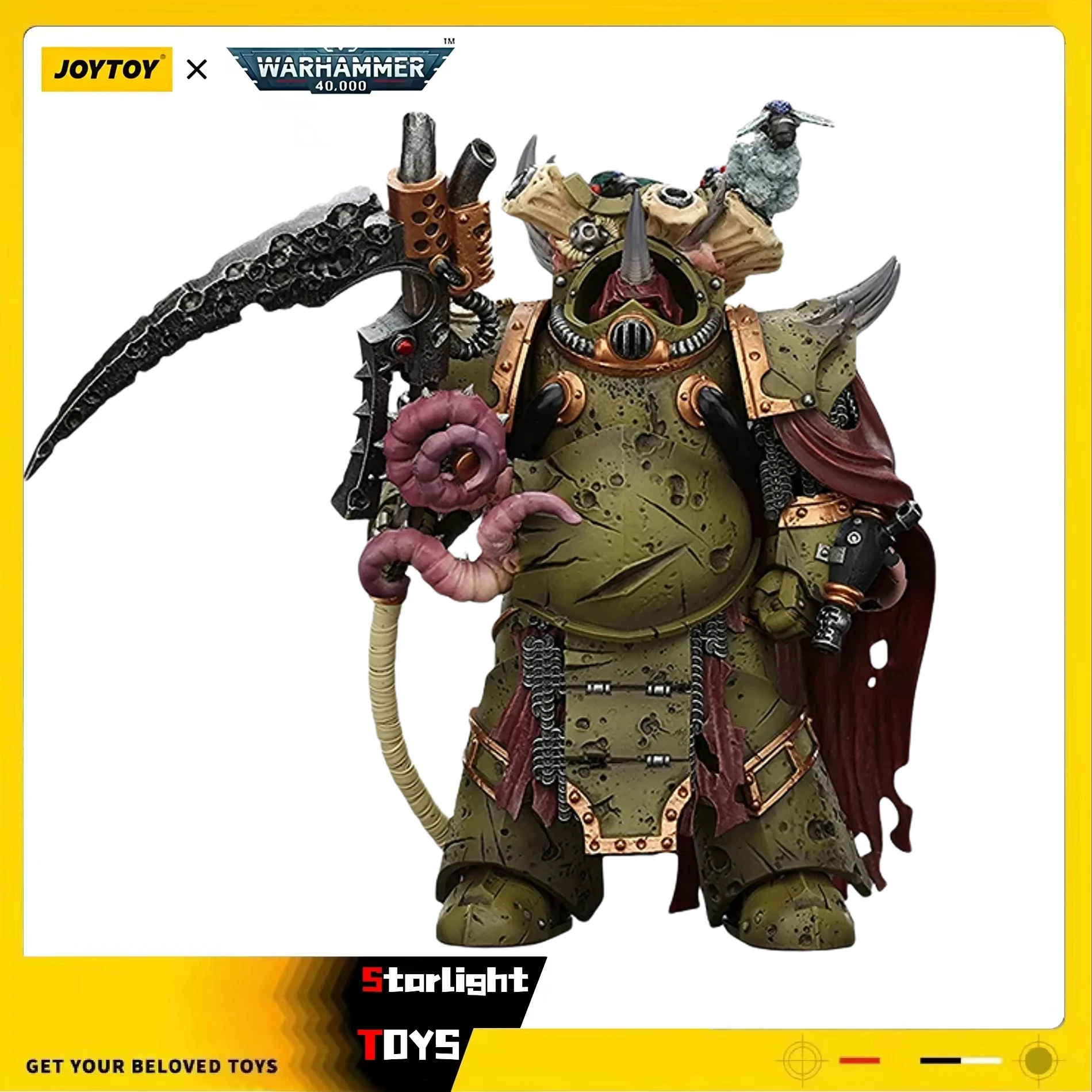 

Предзаказ: JOYTOY Warhammer 40K Death Guard Deathshroud Terminator 2 с Manreaper и перчаткой Plaguespurter, масштаб 1/18, фигурка