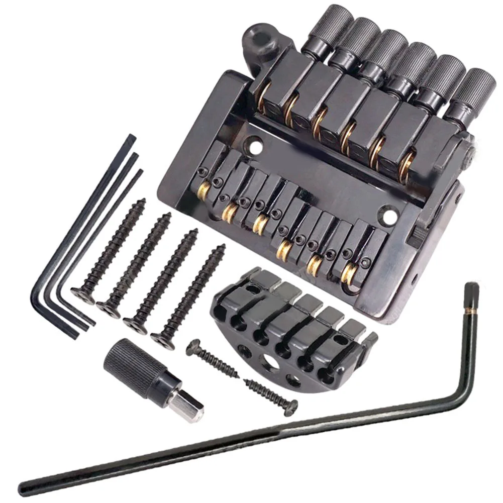 Tremolo for bridge for 6 String Headless For Electric Guitars with Precision Metal Frame and Complete Installation Components
