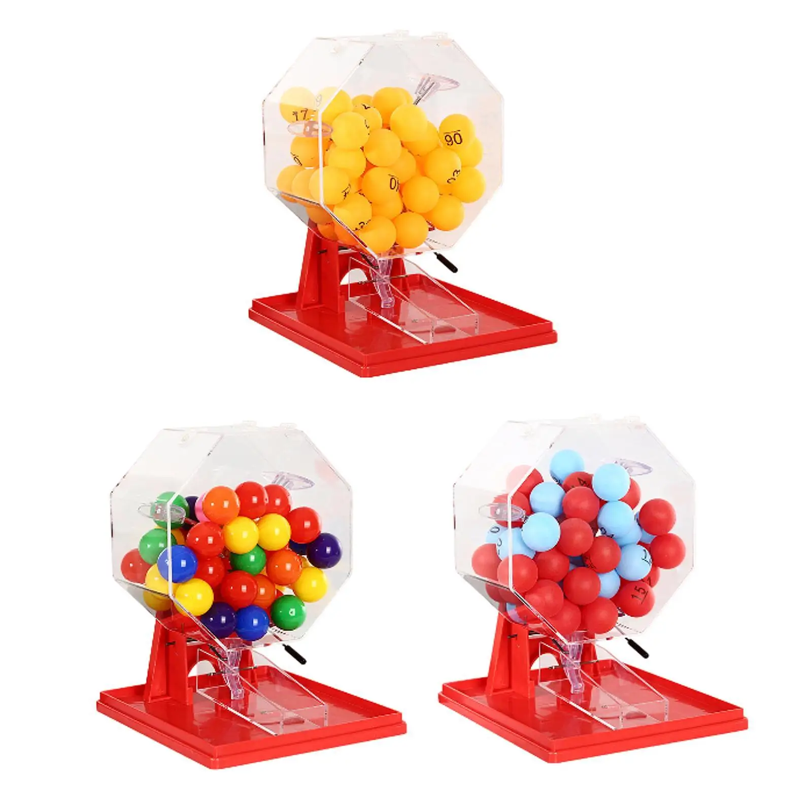 

Lotto Ball Machine Игровая клетка и шарики Lotto Game Портативная машина для бинго для