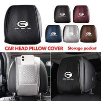 Universal Ice Silk Car Pillowcase Front Seat Headrest Dust Cover For GAC MOTOR GS3 GS4 GS5 GS8 GA4 GA6 GA8 GE3 2016-2020 Aion S