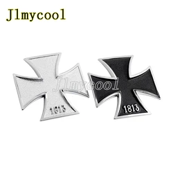 1 Pcs 3D Metal car Sticker Maltese Cross 1813 Emblem Car Auto Motorcycle Badge Trunk Decal Sticker Car Styling