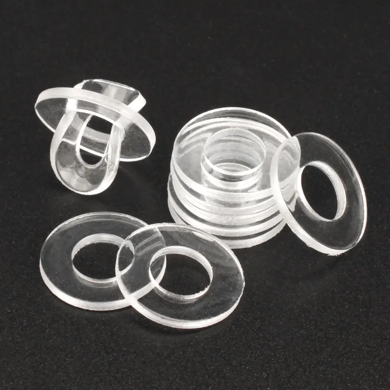 

M2 M2.5 M3 M4 M5 M6 M8 M10 M12 Soft Transparent Gasket PVC Plastic Ggasket Insulating Flat Gasket Ring Gasket Leak-proof Gasket