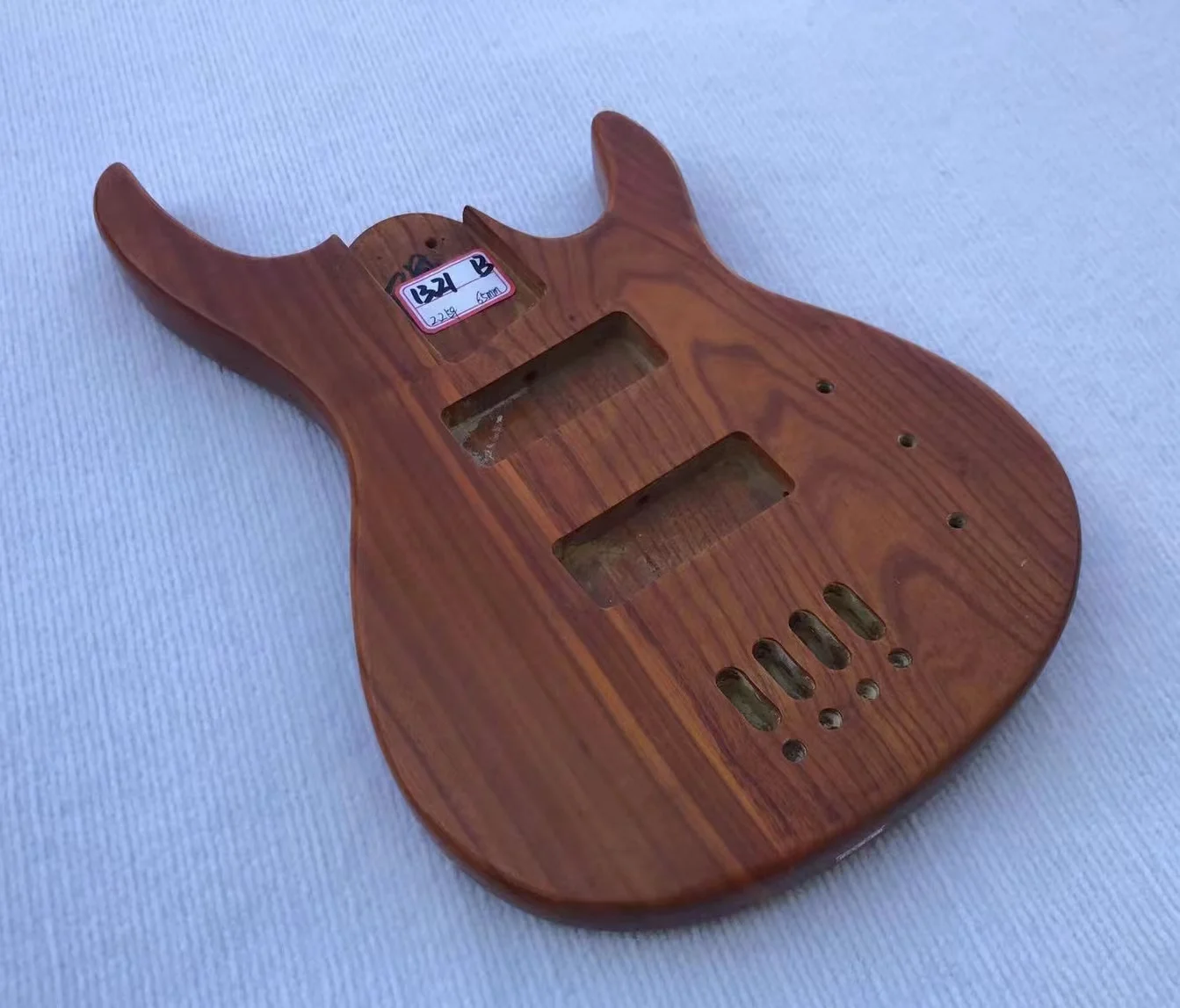 DIY 4 Strings Electric Bass Body Ash wood Guitar Bodies in Stock Discount 1321B