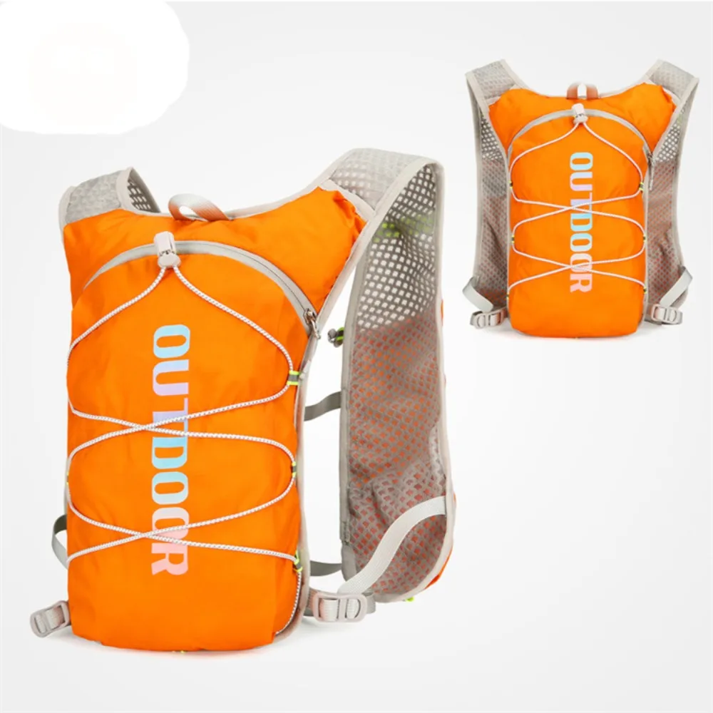 

Durable Nylon Outdoor Climbing Backpack Waterproof Ultra-light Cycling Daypack Safety Reflective Breathable Hydration Backpack