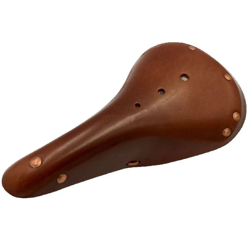 Bicycle cowhide seat handmade saddle for brompton leather saddle MTB universal