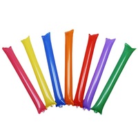 24pcs Pe Inflatable noise maker cheerleader Thunder Stick thick Bam Bam cheerleading balloon suitable for sports