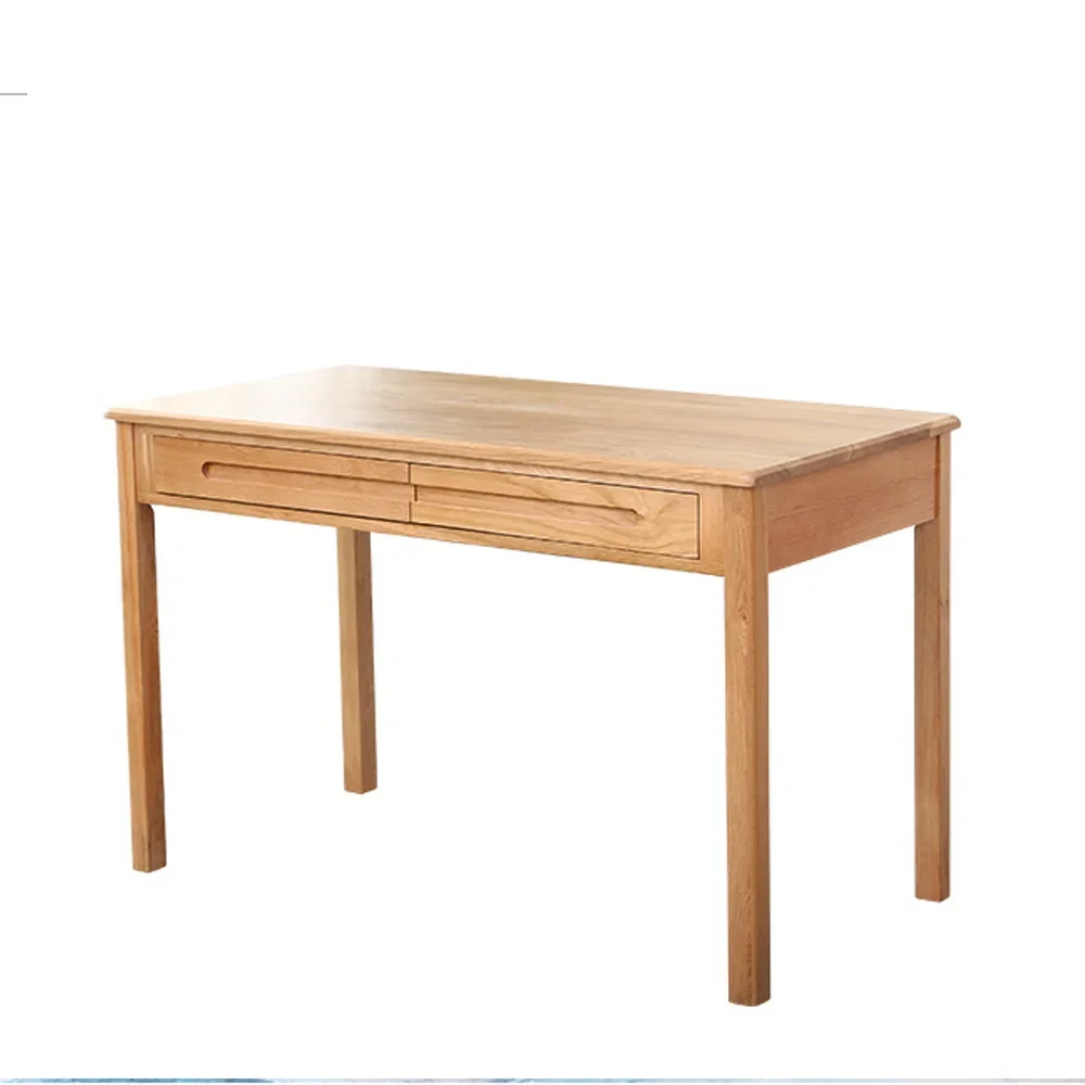 Manufacturer Wholesale Nordic All Solid Wood Desk Oak Learning Table Liuyun Computer Desk Japanese Office Writing Desk