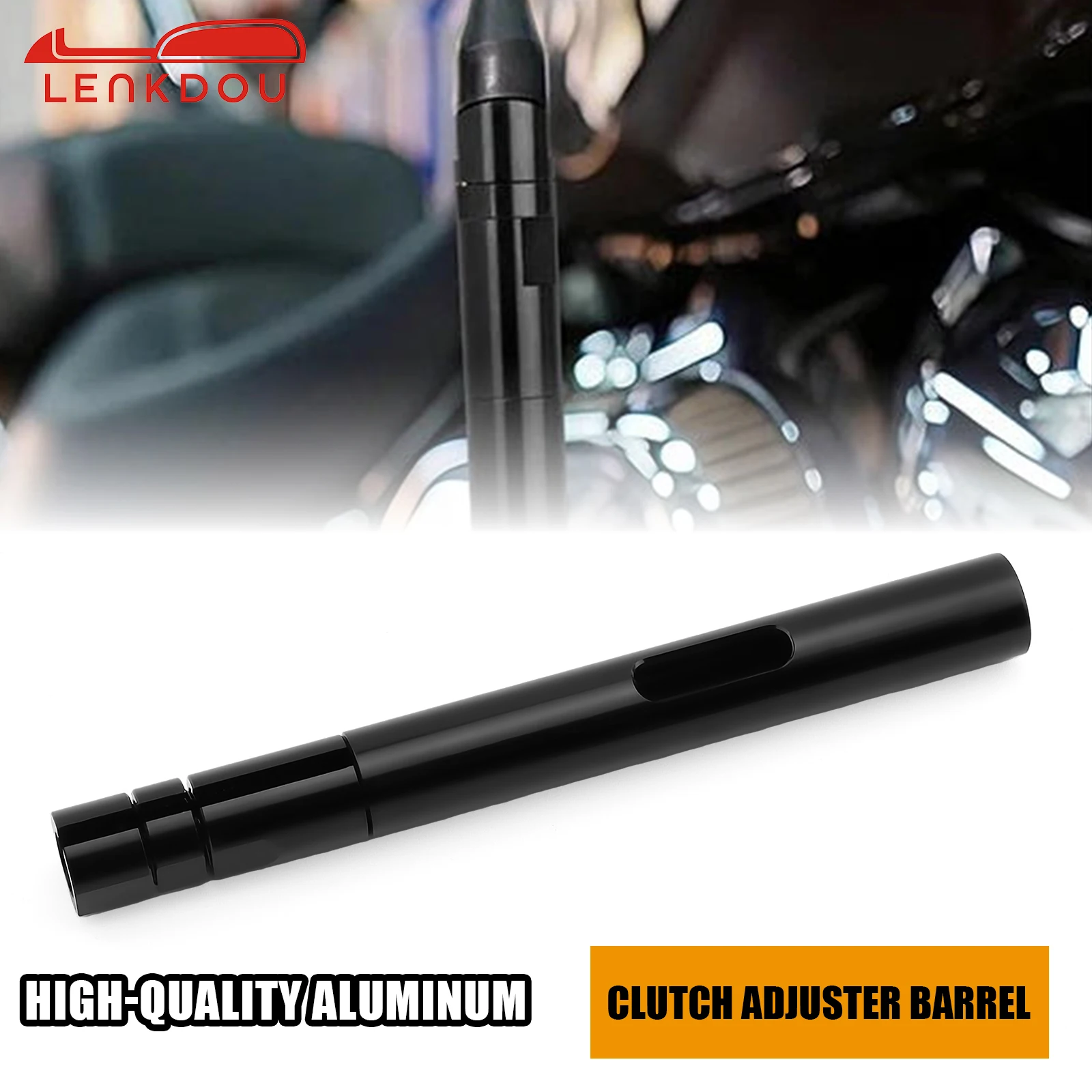 Clutch Adjustment Sleeve 10mm For Harley Touring Softail 2018-2025 FXFBS FLHX Aluminum Black Screw Type Repair