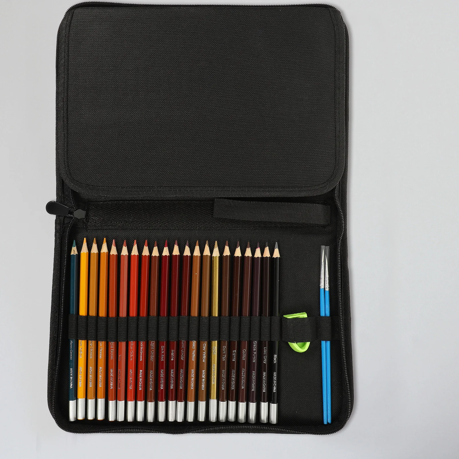 1 Set pensil warna artis pensil warna sketsa pensil gambar Portable pensil warna air