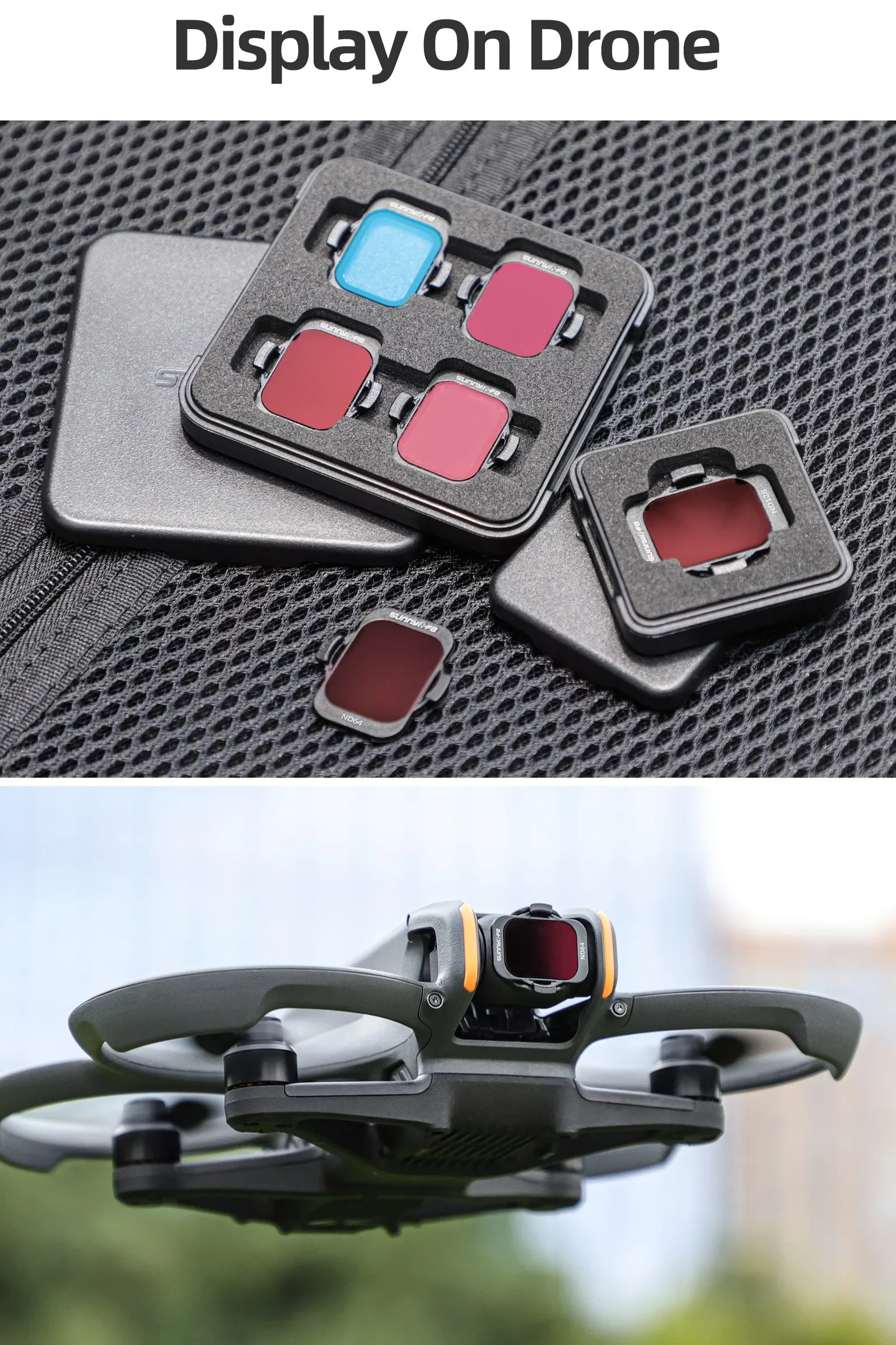 For DJI AVATA 2 Filter Optical Glass Lens MCUV Nd 4/8/16/32/128 Sunnylife ND Filter Lens Filter For Dji Avata 2 Waterproof