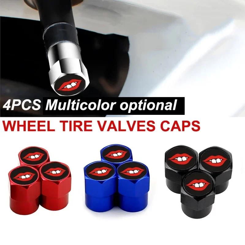 Big Mouth Wheel Tire Valve Caps for Honda Mugen Accord Fit Odyssey CRV Pilot Civic City Jade Insight Inspire HRV