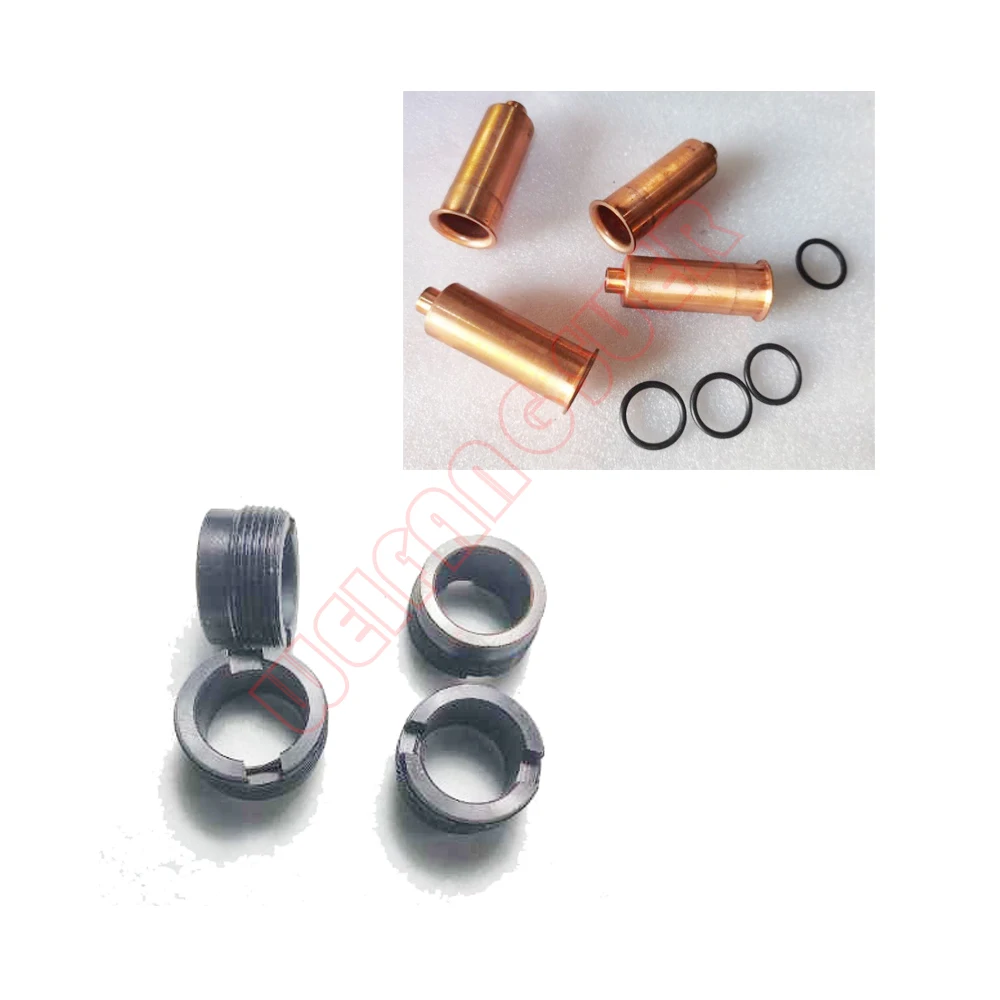 LR.010109 / LR.010111 / ...., Set of injector bushes with tighten nuts , O seals for engine YTR4105T64A  / LR4M5-23 /