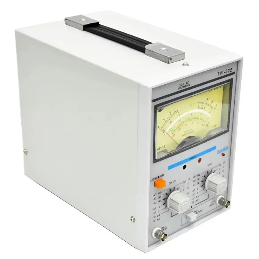 for TVT-322 Dual Channel Milivoltmeter Double Needle High Quality Pointer Voltage Measuring Instruments