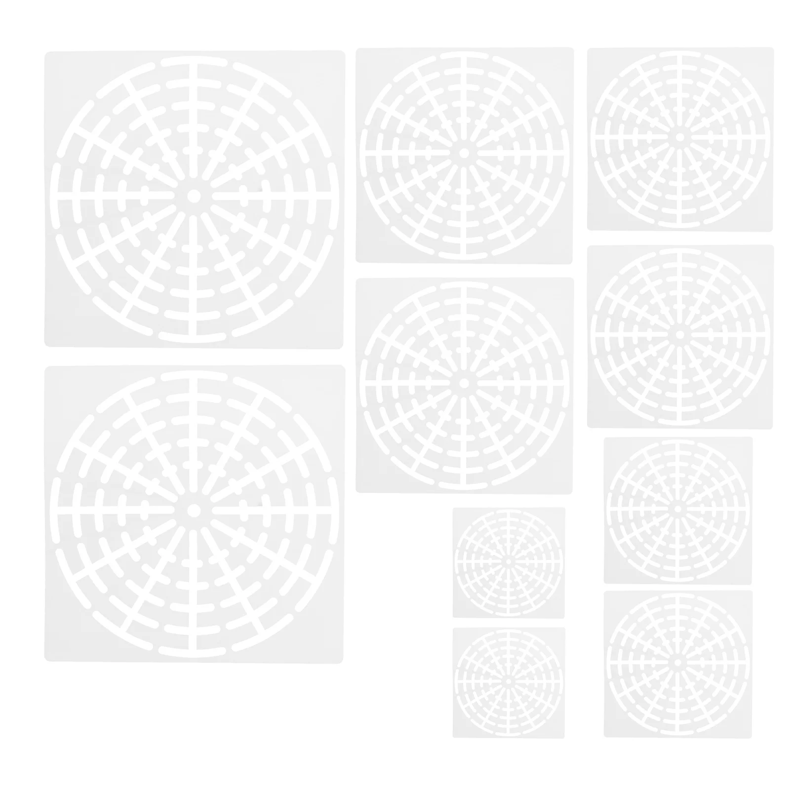 10 قطعة ماندالا استنسل قابلة لإعادة الاستخدام قوالب الحرفية دهان داي جدار ديكور زخرفة الأثاث ماندالا استنسل الحرفية الإستنسل