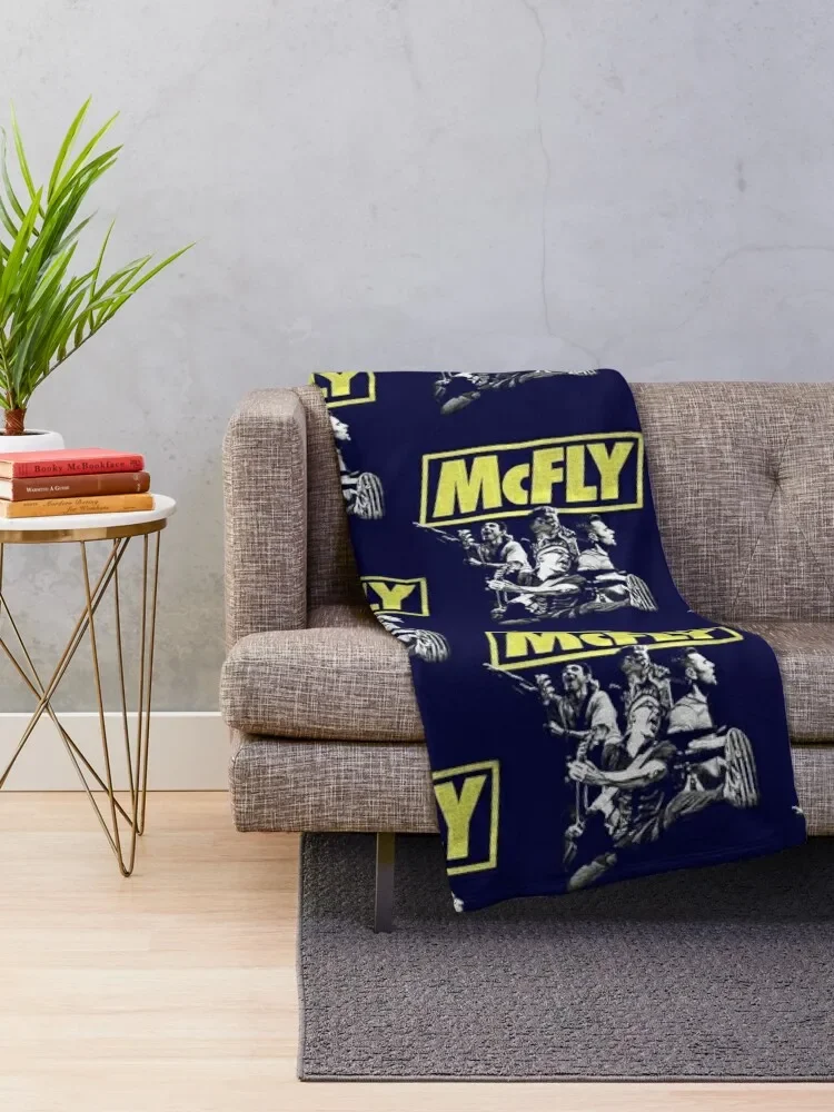 MCFLY Throw Blanket Personalized Gift Sleeping Bag For Decorative Sofa Blankets