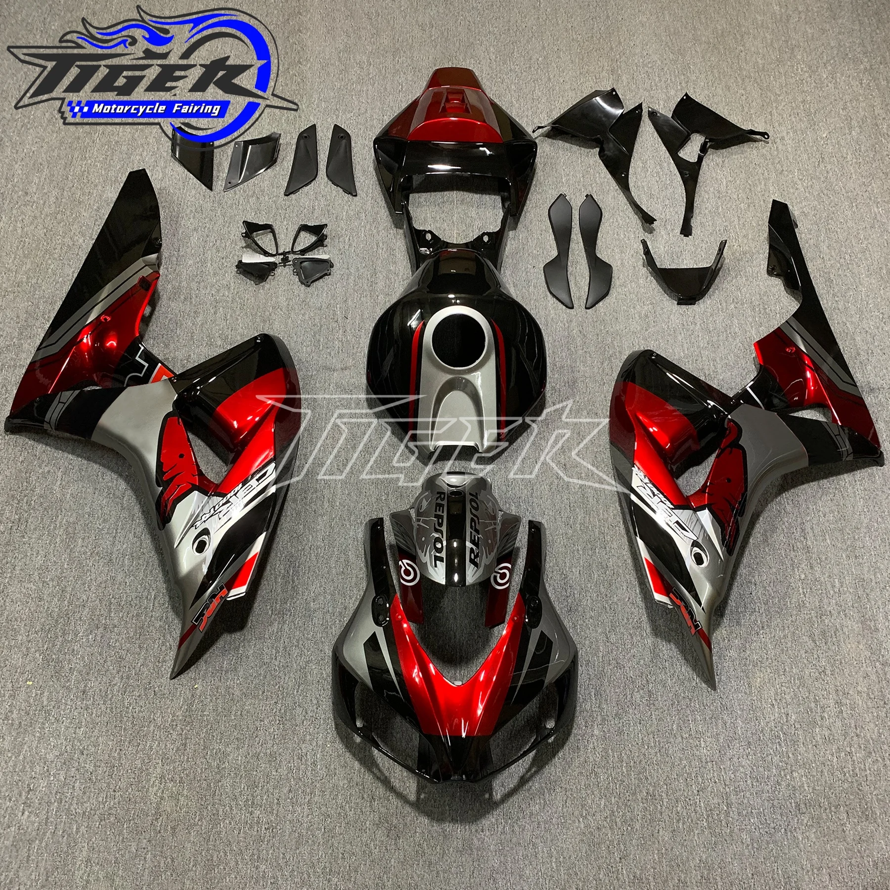 Motorcycle Fairing Kit ABS Plastic Injection Body kits Full Bodywork Cowl For HONDA CBR 1000RR CBR1000 RR CBR1000RR 2006 2007