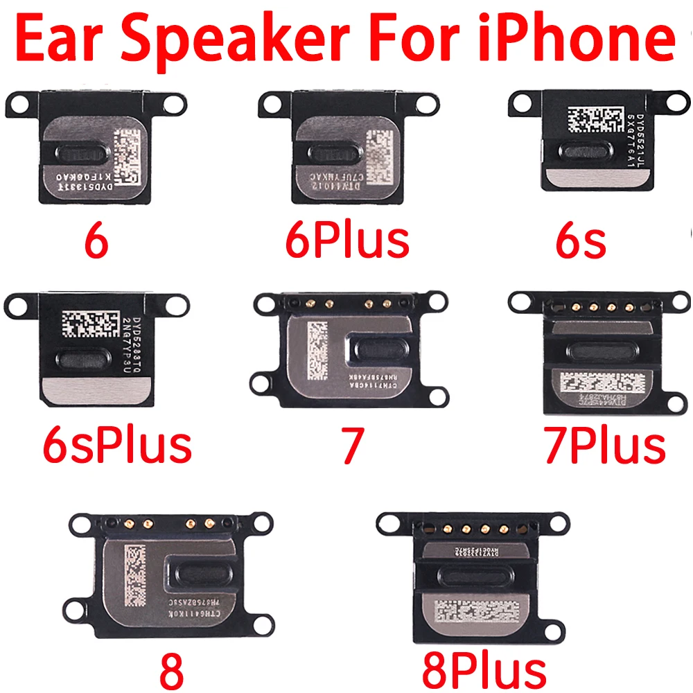 Ear Speaker Earpiece Flex Cable  For iPhone 6 6P 6s 7 7P 8 Plus X XR XS MAX 11 Pro Max Replacement Parts