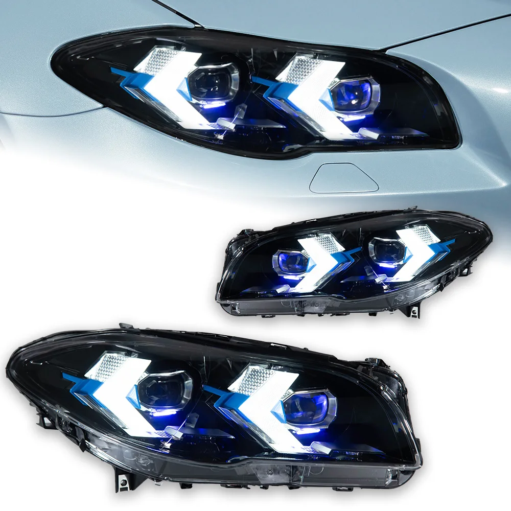 AKD Car Styling Head Lamp for  F10 5 Series 2011-2017 F18 LED Headlight Assembly Upgrade Newest M5 LHD RHD Accessories