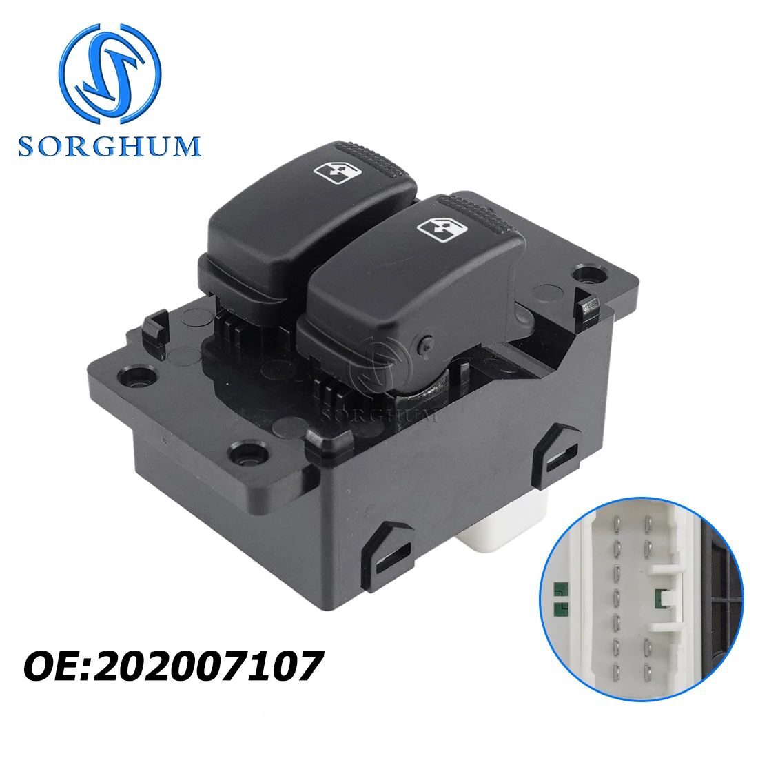 SORGHUM Car Accessories 202007107 For HYUNDAI I-10 i10 Power Window Master Switch Lifter Control Button Auto Part 11Pins