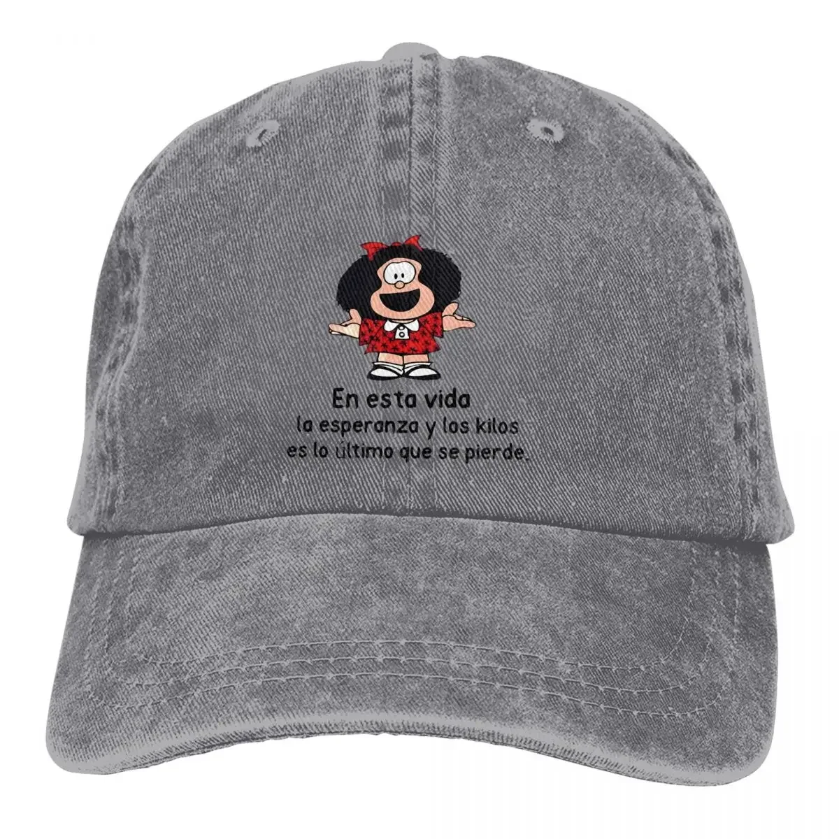 

Retro Baseball Cap Men Hats Women Visor Protection Snapback Mafalda Cartoon Caps