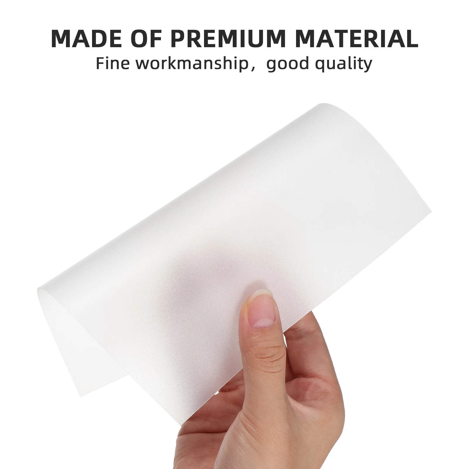 12 Pcs Wax Paper 3D Blank Stencil PVC Material Transparent Stencils Mold for Child