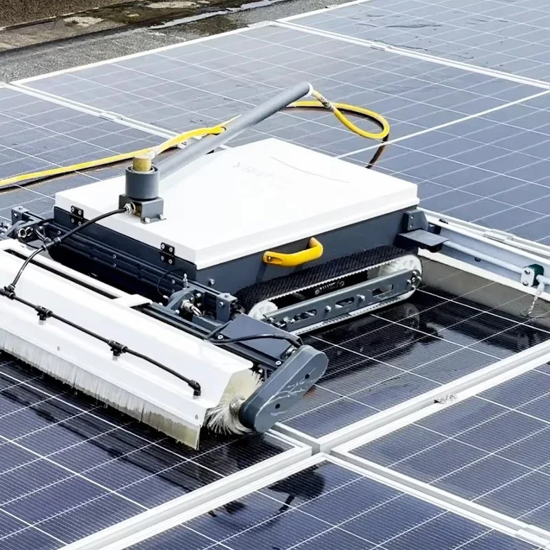 Automatic Solar Panel Cleaning Systems Solar Panel Cleaning Robot Automatic X7Pro