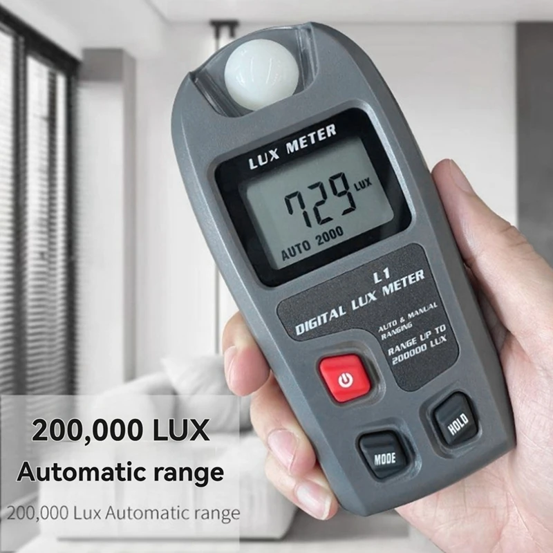 High Precision Digital Light Meter Lumen Meter Brightness Meter Automatically Off