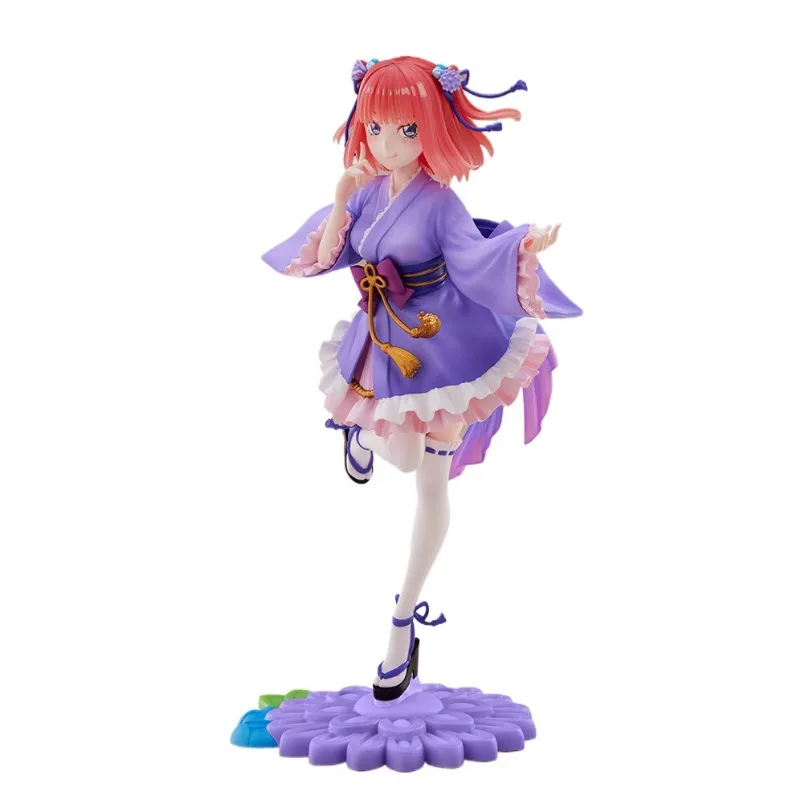 In Stock Genuine FuRyu Eiga Gotoubun No Hanayome Nakano Nino Tenitol Miniskirt Yukata Ver Anime Cartoon Model Toys Garage Kit