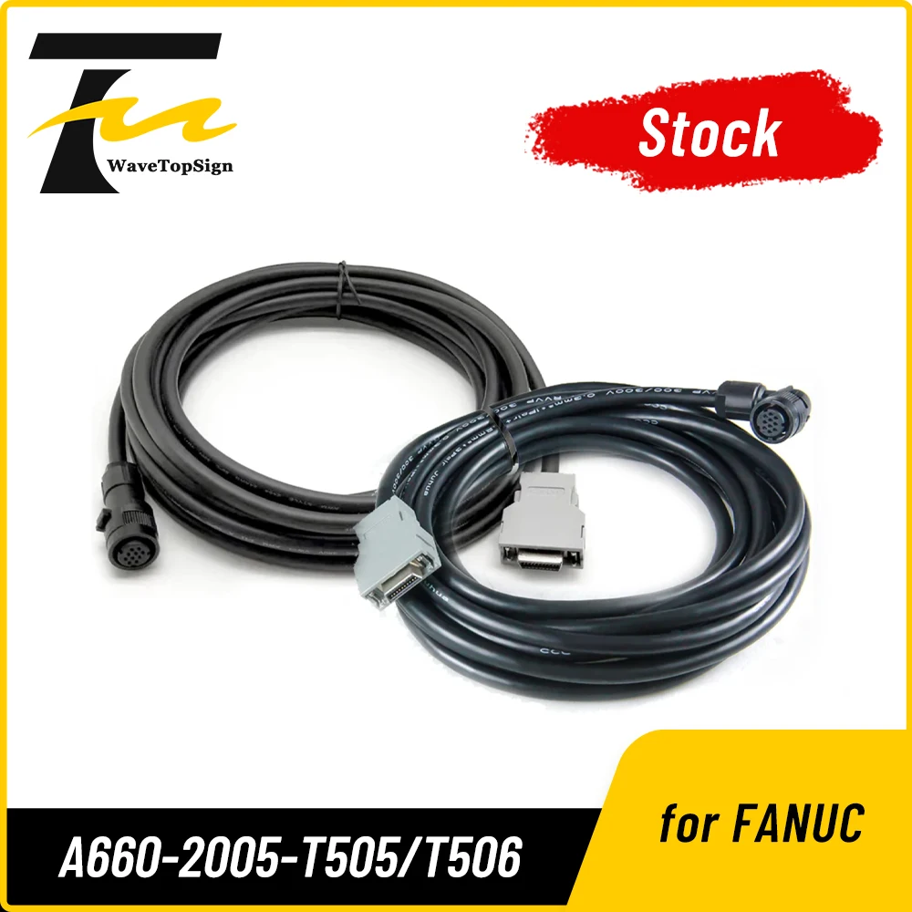 WaveTopSign Servo Motor Encoder Cable A660-2005-T505 A660-2005-T506 A860-2020-T301 3M 5M 8M 10M 15M for fANUC