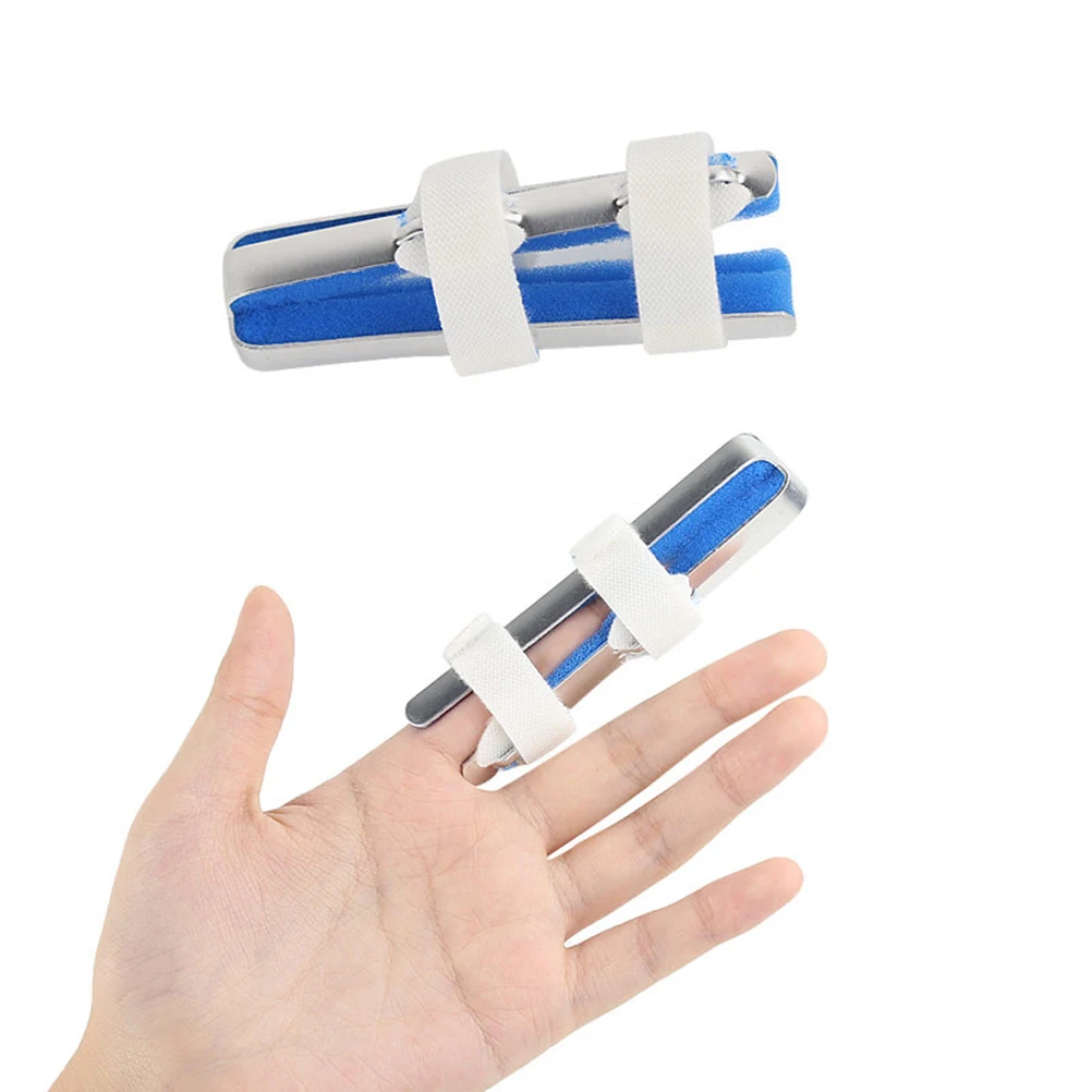 

3pcs Finger Splint Brace Aluminum Alloy Supports Injury Protection Strong Support Breathablefinger Support Brace Finger