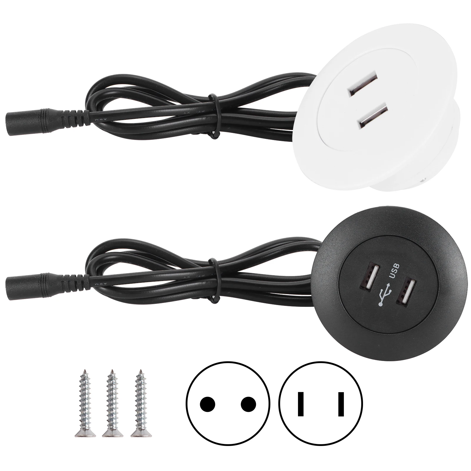 

Двойная зарядная розетка USB 2.0 для электрического кресла-реклайнера, зарядное устройство для телефона, запчасти для домашней мебели, 100-240В