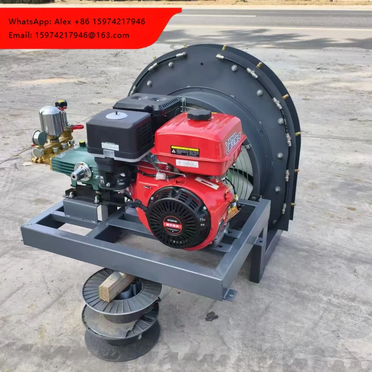 Hot Selling High Productivity Orchard Fan Spray Agricultural Fan With Engine Core Component