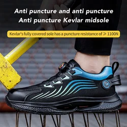 Work Boots Construction Men's Outdoor Steel Toe Cap Shoes Men Camouflage Puncture Proof High Quality Safety Shoes Plus Size 48