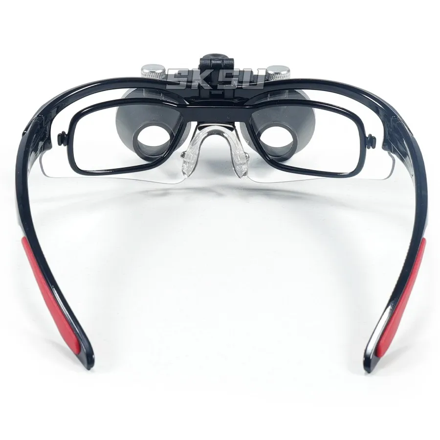 Dental Loupes Medical Magnifier, Binocular Magnifying Glass for Dentist, Surgical Loupes,Detachable Eyeglass Frame, New