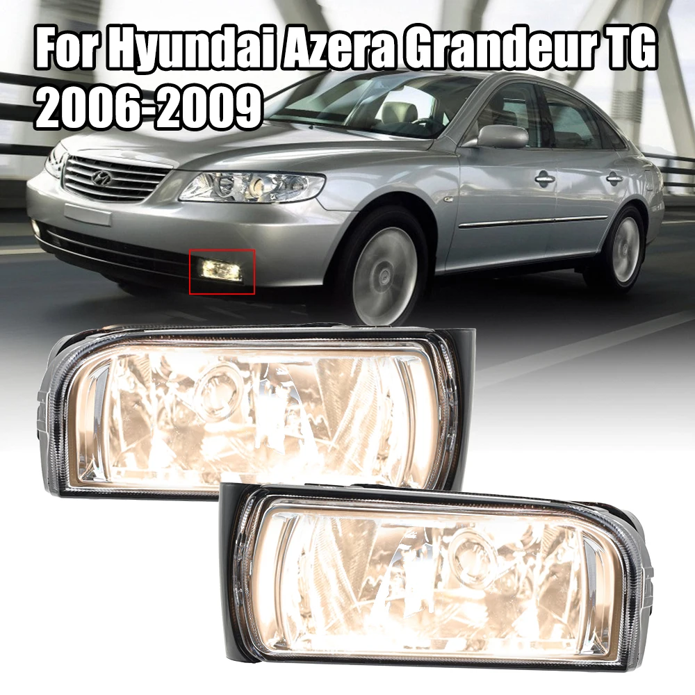 For Hyundai Azera Grandeur TG 2006-2009 Front Bumper Fog light Front driving light halogen FogLight headlight Running light