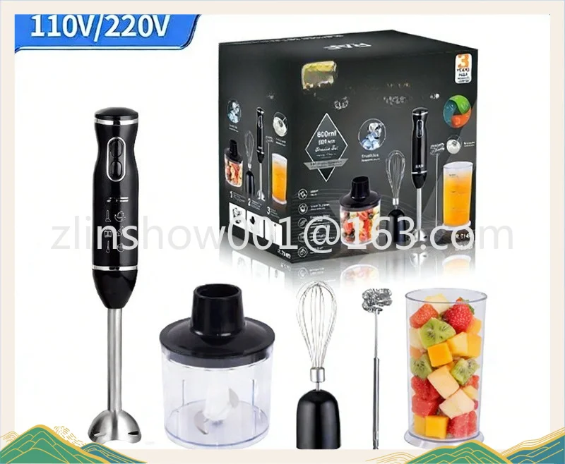 Cross-border blender for home chef machine food processor juicer stainless steel blade multifunctional handheld food stick