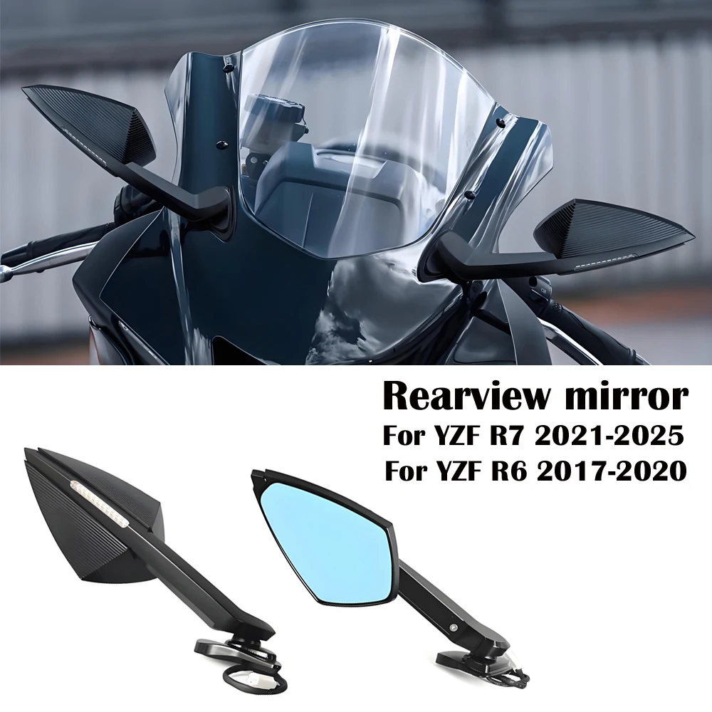 

Вращающийся указатель поворота зеркала заднего вида подходит для YAMAHA YZF-R7 YZF R7 2021-2025 YZF-R6 2017-2020 YZF R6 R1 YZF-R1 2015-2019