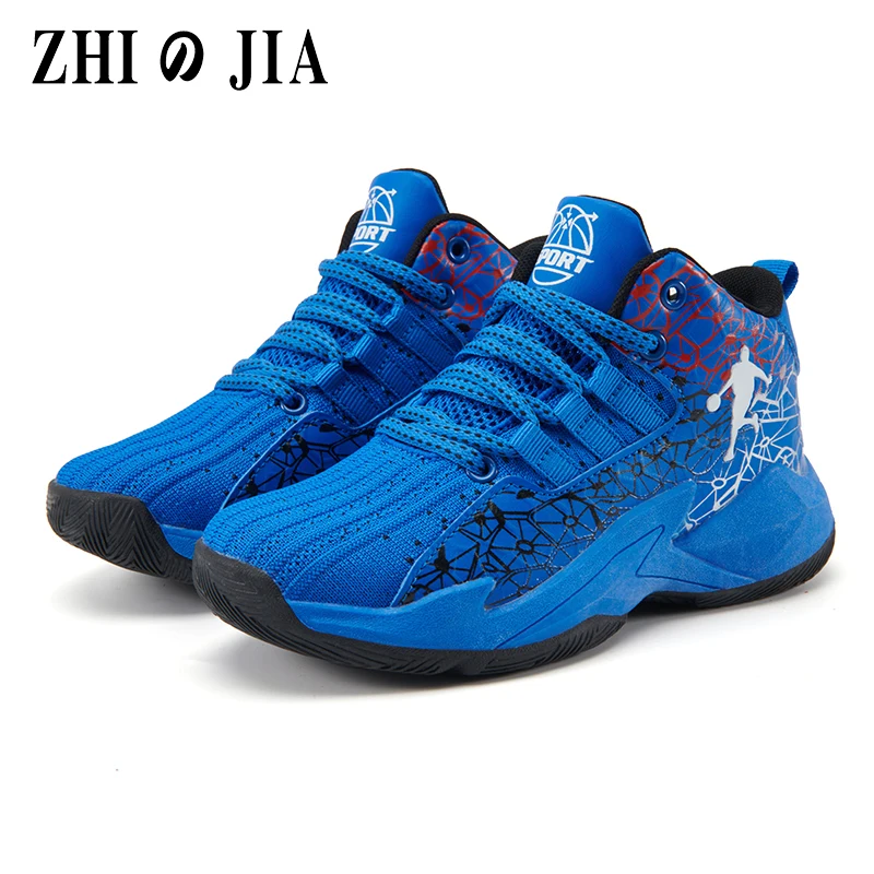 2025 Kinderen Sneakers Jongens Basketbalschoenen Kinderen Casual Schoenen Outdoor Training Hardloopsneakers Kind Anti-Slip Comfortabel 8