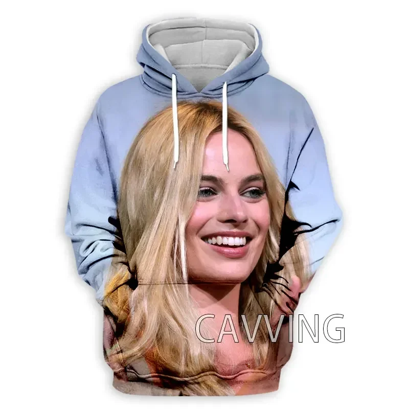 New Fashion  Margot Robbie  3D Printed Clothes Streetwear Men Hoodies Sweatshirt Fashion  Hooded  Long Sleeve Pullover Tops  H01