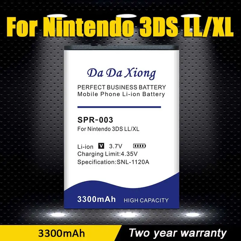 Top Brand  New SPR-003 Battery For Nintendo 3DS LL XL 3DSLL 3DSXL NEW 3DSLL NEW 3DSXL