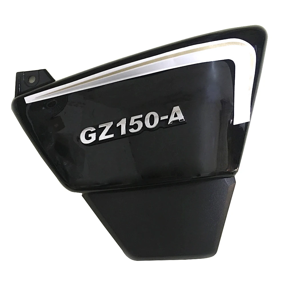 Motorcycle Right & Left Frame Side Cover Battery & Tool Panels Guard For Suzuki GZ150 GZ125HS Faring Body Parts Black