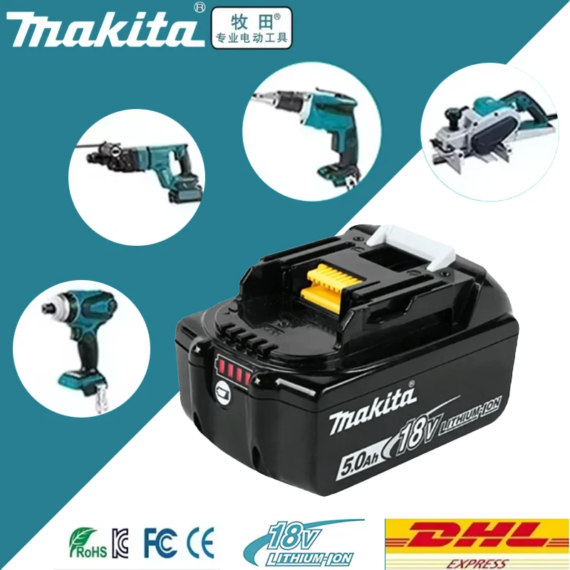 

Original Makita Battery 18V BL2Ah/5Ah/6Ah/9Ah , for Makita DTD DTW DAS DDF TD TW BCS BDA BDF DMP GA Power Tools Battery
