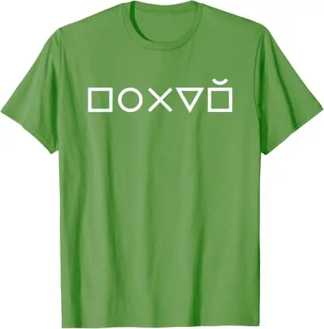 Pohui Russischer Slang Gamer Geometrische Symbole Humor T-Shirt Y2k Lustiges Sarkastisches Russisches Gaming-Kultur Neuartiges Grafik-T-Shirt Kleidung – Detail 9