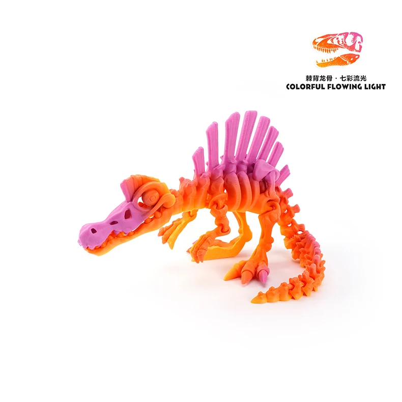 3D-Gedrucktes Rückengriff-Drachen-Ornament Dinosaurier-Serie Lustiges Ornament Handgefertigtes Skelett-Simulations-Ornament – Detail 11