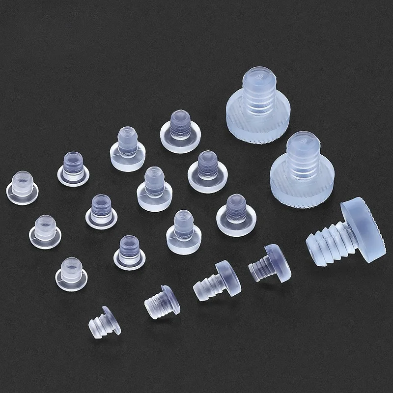 Clear PP Embedded Furniture Bumper Table Chair Leg Feet Bottom Glide Slide Pad Floor Protector Shockproof Accessories