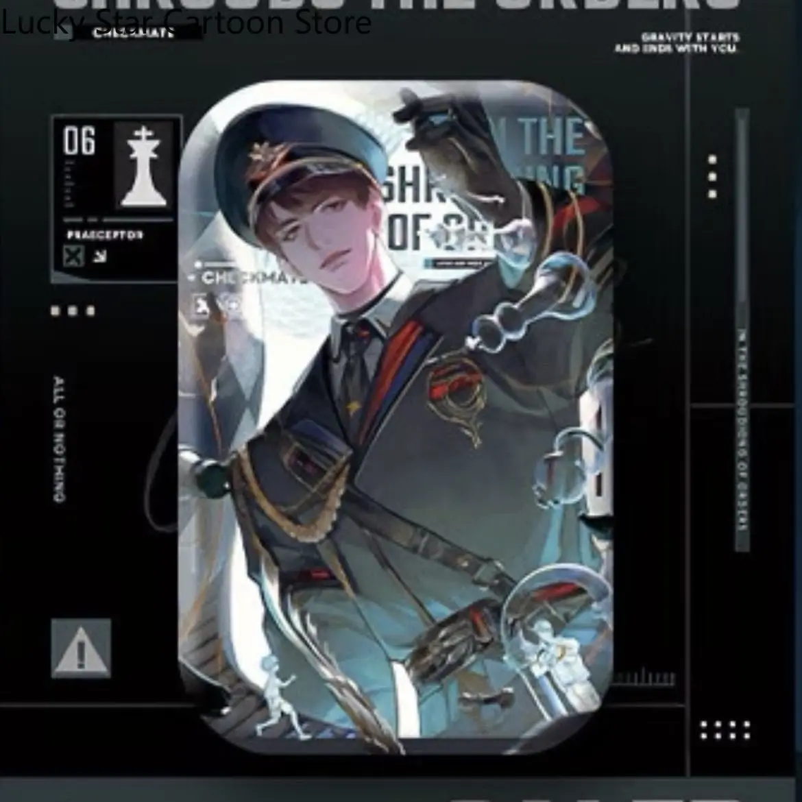 لعبة الحب والعميق كاليب كوسبلاي شارة كرتونية علامة واقفة حلية حامل أكريليك سلسلة ملابس السباحة هدية الهالوين